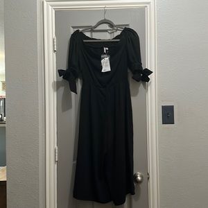 black asos play suit dress 🖤